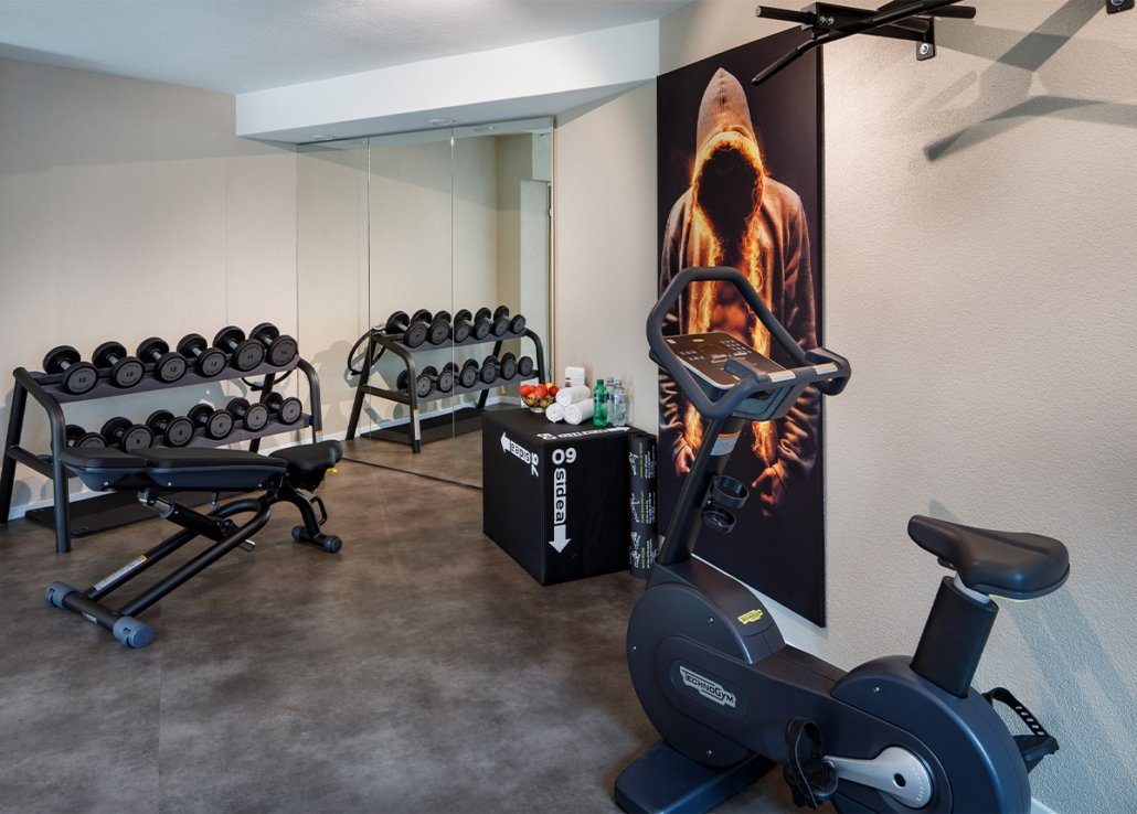 Fitnessbereich im Hotel Welcome Inn, Zurich Airport, achesa Group